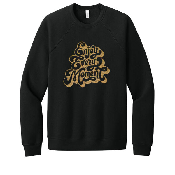 Enjoy Every Moment Gold - Unisex Premium Fleece Crew Sweatshirt Thumbnail