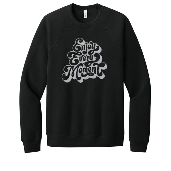 Enjoy Every Moment Silver - Unisex Premium Fleece Crew Sweatshirt Thumbnail