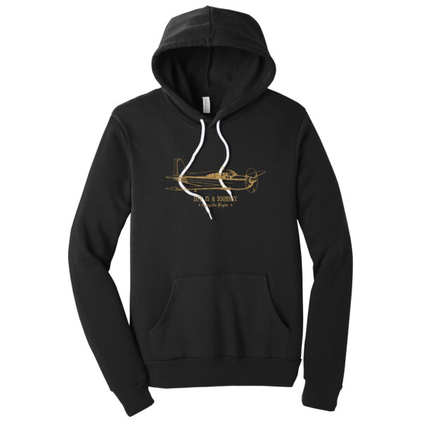 Life Is A Journey Gold - Unisex Premium Fleece Hooded Sweatshirt Thumbnail