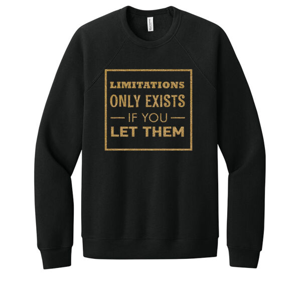 Limitations Gold - Unisex Premium Fleece Crew Sweatshirt Thumbnail