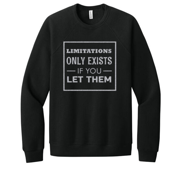 Limitations Silver - Unisex Premium Fleece Crew Sweatshirt Thumbnail