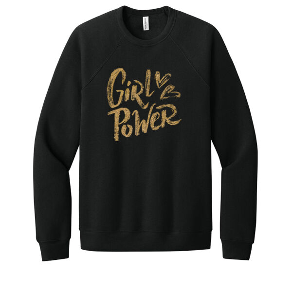 Girl Power Gold - Unisex Premium Fleece Crew Sweatshirt Thumbnail