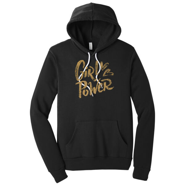 Girl Power Gold - Unisex Premium Fleece Hooded Sweatshirt Thumbnail