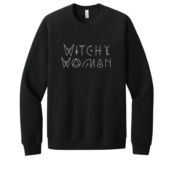 Witchy Women White - Unisex Premium Fleece Crew Sweatshirt Thumbnail