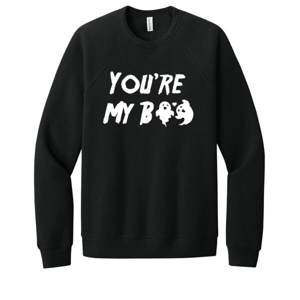 You're My Boo White - Unisex Premium Fleece Crew Sweatshirt Thumbnail