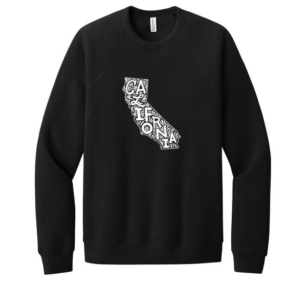 California - Unisex Premium Fleece Crew Sweatshirt Thumbnail
