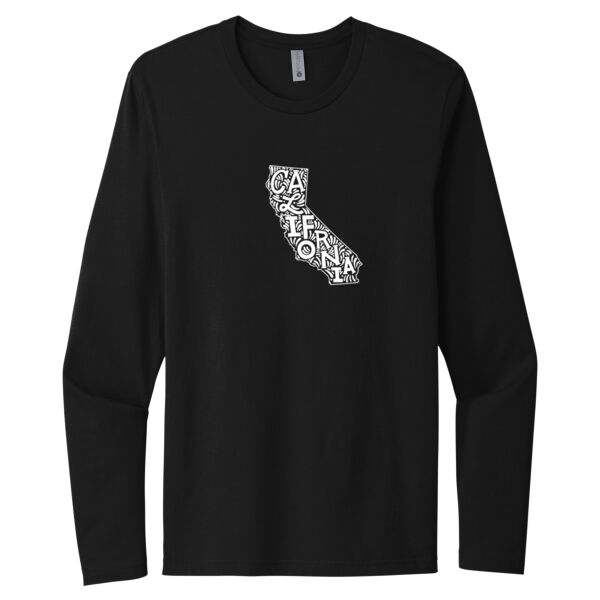 California - Unisex Premium Cotton Long Sleeve T-Shirt Thumbnail