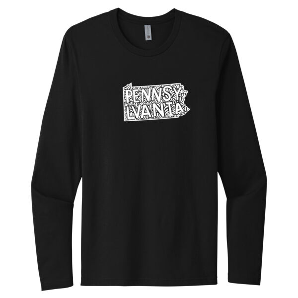 Pennsylvania - Unisex Premium Cotton Long Sleeve T-Shirt Thumbnail