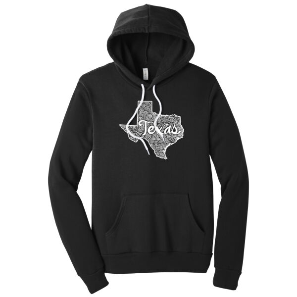 Texas - Unisex Premium Fleece Hooded Sweatshirt Thumbnail