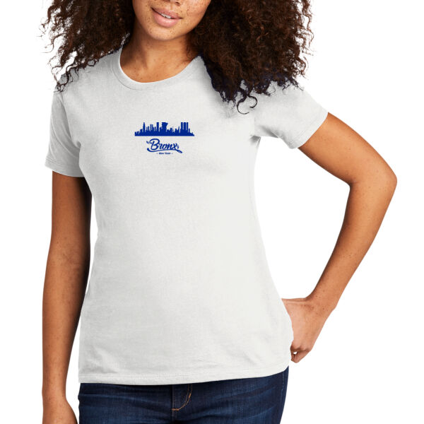 Bronx NY Navy - Women's Premium Cotton T-Shirt Thumbnail