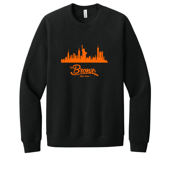 Bronx NY Orange - Unisex Premium Fleece Crew Sweatshirt Thumbnail