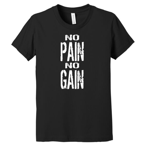 No Pain No Gain - Youth Jersey Short Sleeve Tee Thumbnail