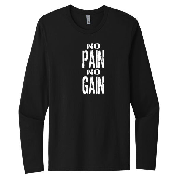 No Pain No Gain - Unisex Premium Cotton Long Sleeve T-Shirt Thumbnail