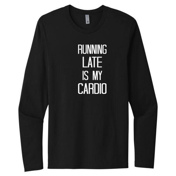 Running Late - Unisex Premium Cotton Long Sleeve T-Shirt Thumbnail