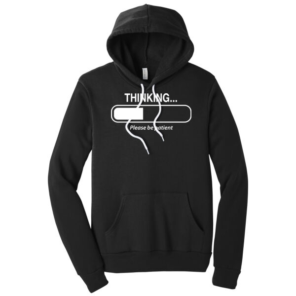 Thinking... - Unisex Premium Fleece Hooded Sweatshirt Thumbnail