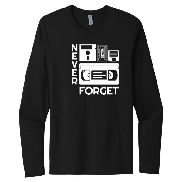 Never Forget - Unisex Premium Cotton Long Sleeve T-Shirt Thumbnail