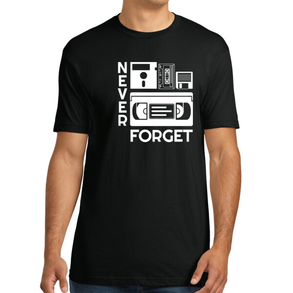 Never Forget - Unisex Premium Cotton T-Shirt Thumbnail