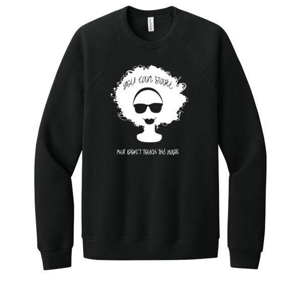 Stare Don't Touch - Unisex Premium Fleece Crew Sweatshirt Thumbnail