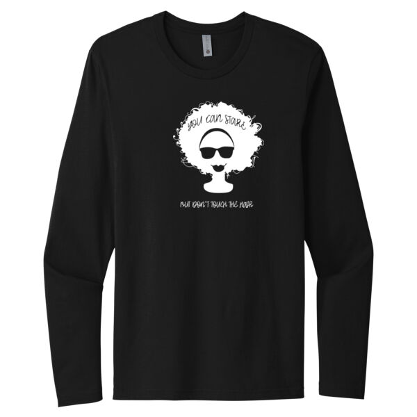 Stare Don't Touch - Unisex Premium Cotton Long Sleeve T-Shirt Thumbnail