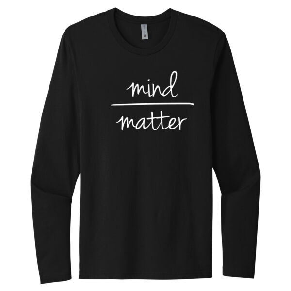 Mind Over Matter - Unisex Premium Cotton Long Sleeve T-Shirt Thumbnail