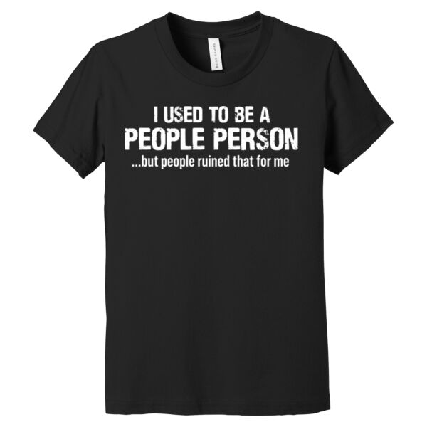 Not A People Person - Youth Jersey Short Sleeve Tee Thumbnail