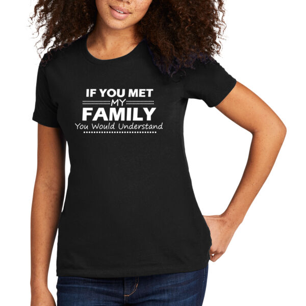 My Family - Women's Premium Cotton T-Shirt Thumbnail