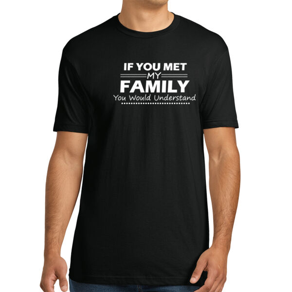 My Family - Unisex Premium Cotton T-Shirt Thumbnail