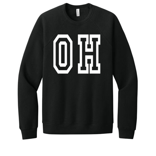 OH White - Unisex Premium Fleece Crew Sweatshirt Thumbnail