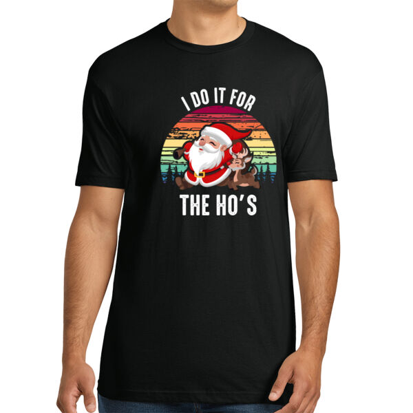 Do It For the Ho's - Unisex Premium Cotton T-Shirt Thumbnail