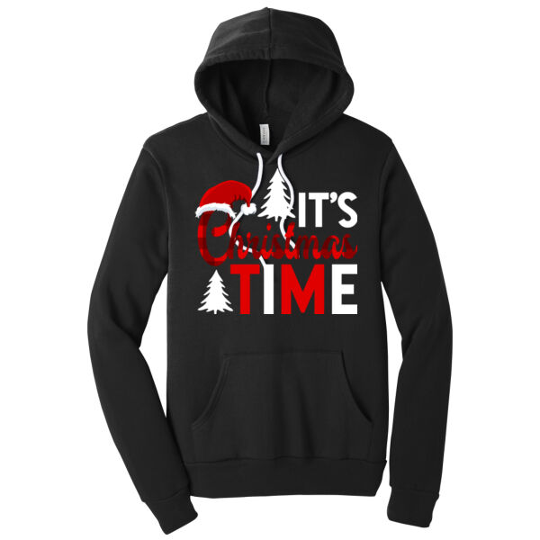It's Christmas Time - Unisex Premium Fleece Hooded Sweatshirt Thumbnail