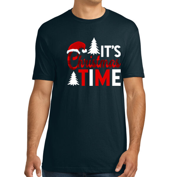 It's Christmas Time - Unisex Premium Cotton T-Shirt Thumbnail