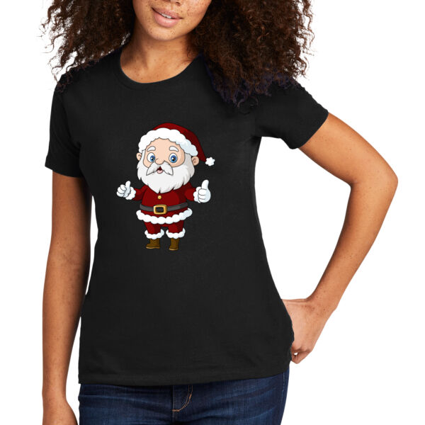 Santa Claus - Women's Premium Cotton T-Shirt Thumbnail