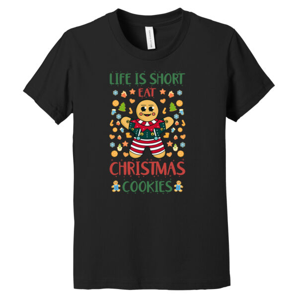Eat Christmas Cookies - Youth Jersey Short Sleeve Tee Thumbnail