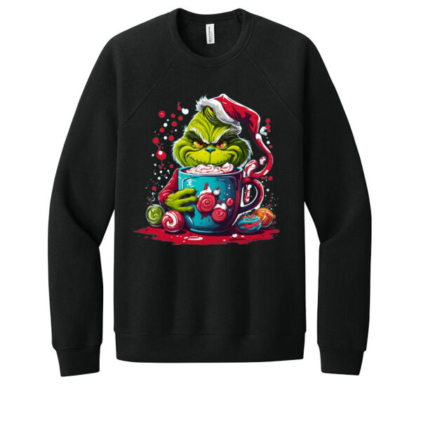 Grinch Christmas - Unisex Premium Fleece Crew Sweatshirt Thumbnail