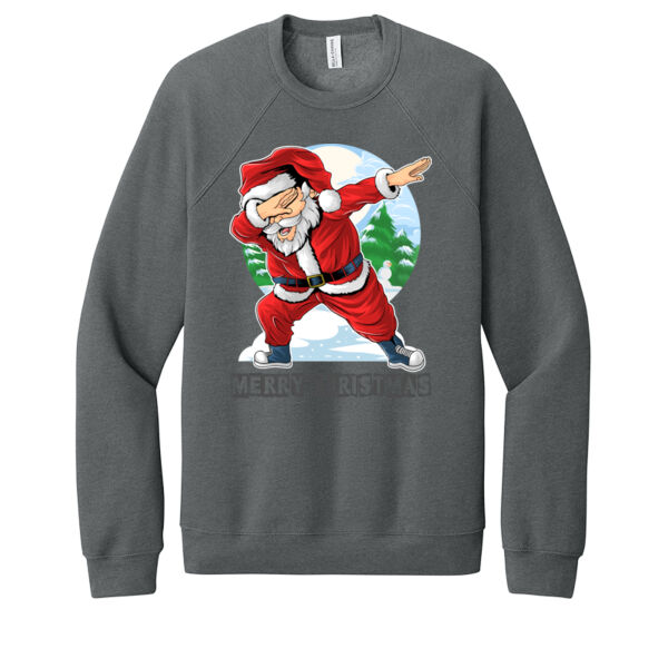 Dabbing Santa - Unisex Premium Fleece Crew Sweatshirt Thumbnail
