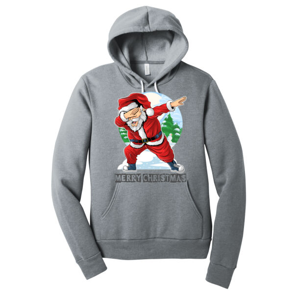 Dabbing Santa - Unisex Premium Fleece Hooded Sweatshirt Thumbnail