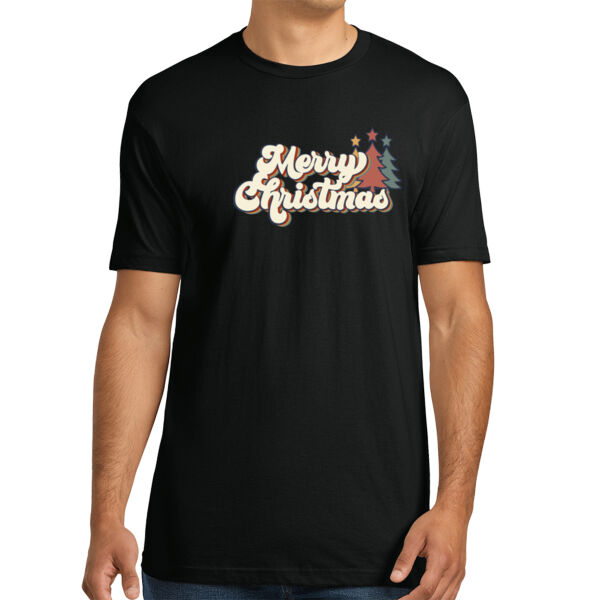 Merry Christmas 1 - Unisex Premium Cotton T-Shirt Thumbnail