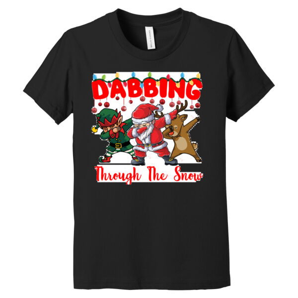 Dabbing Through The Snow - Youth Jersey Short Sleeve Tee Thumbnail