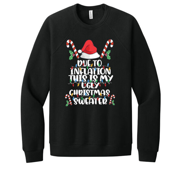 Inflation Ugly Sweater - Unisex Premium Fleece Crew Sweatshirt Thumbnail