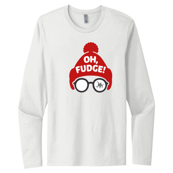 Oh Fudge - Unisex Premium Cotton Long Sleeve T-Shirt Thumbnail