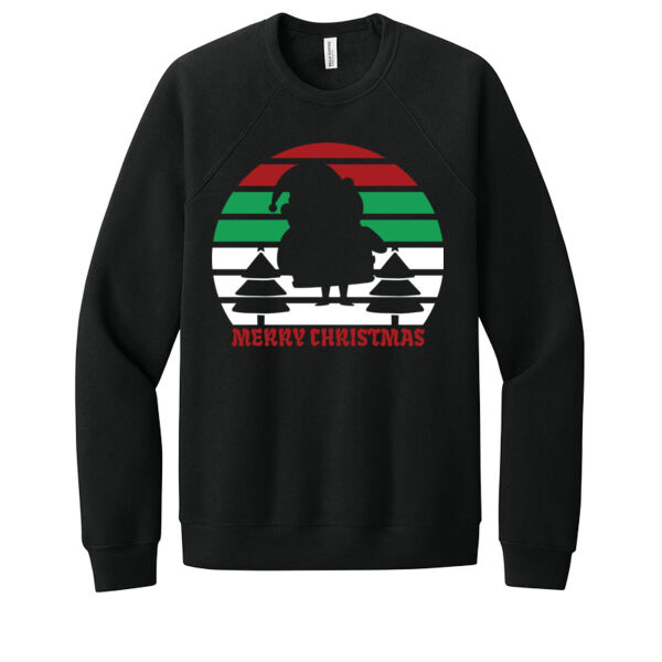 Merry Christmas 3 - Unisex Premium Fleece Crew Sweatshirt Thumbnail