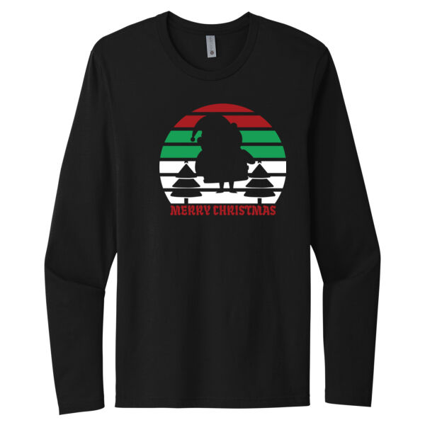 Merry Christmas 3 - Unisex Premium Cotton Long Sleeve T-Shirt Thumbnail