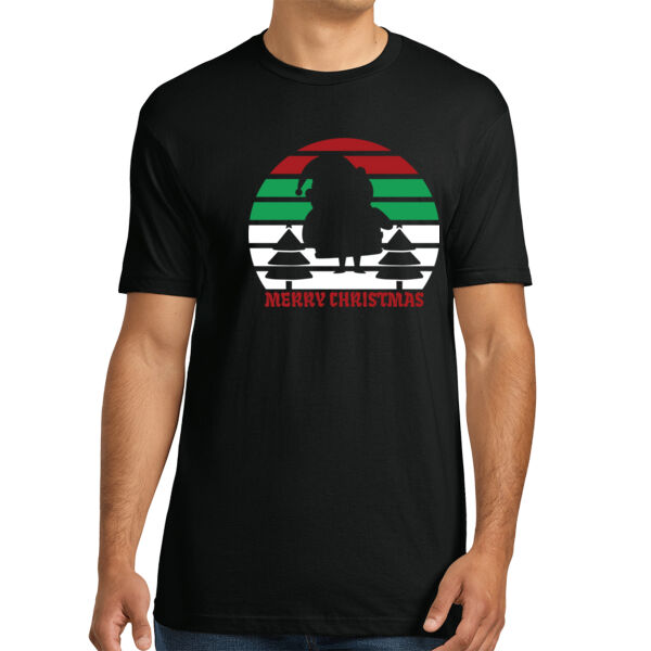 Merry Christmas 3 - Unisex Premium Cotton T-Shirt Thumbnail