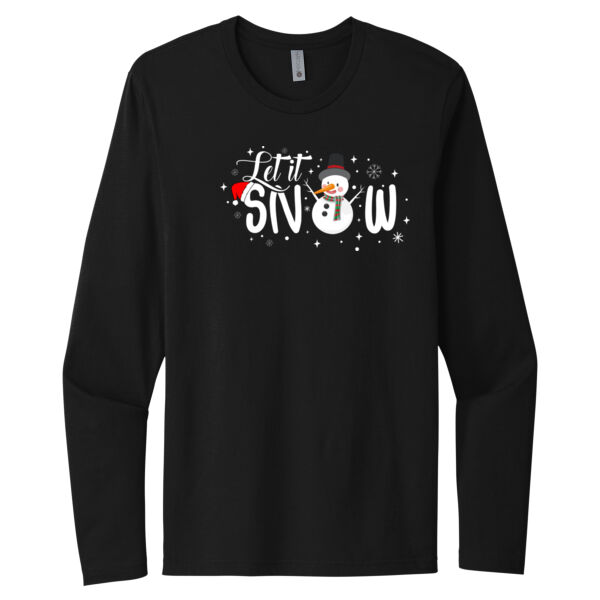 Let it Snow - Unisex Premium Cotton Long Sleeve T-Shirt Thumbnail