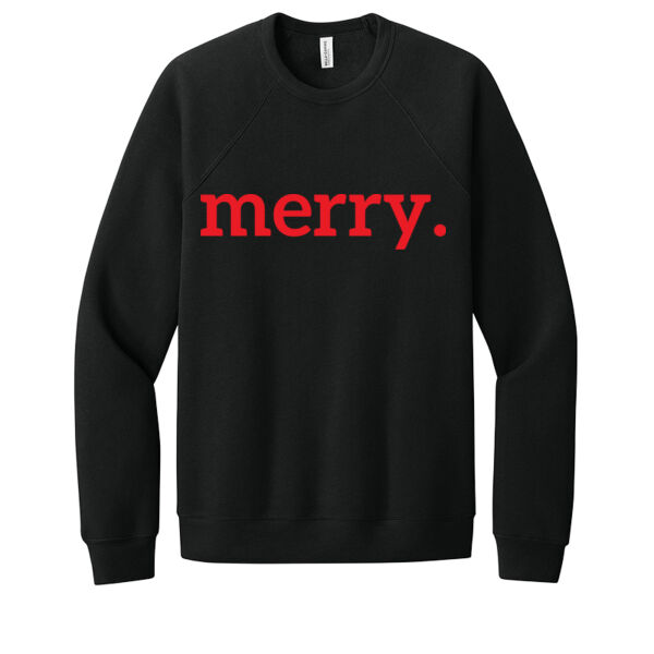 Merry - Unisex Premium Fleece Crew Sweatshirt Thumbnail