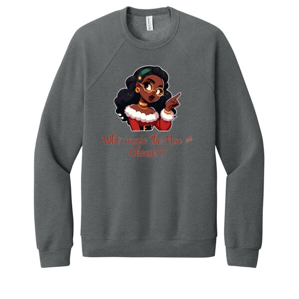 Mac N Cheese - Unisex Premium Fleece Crew Sweatshirt Thumbnail