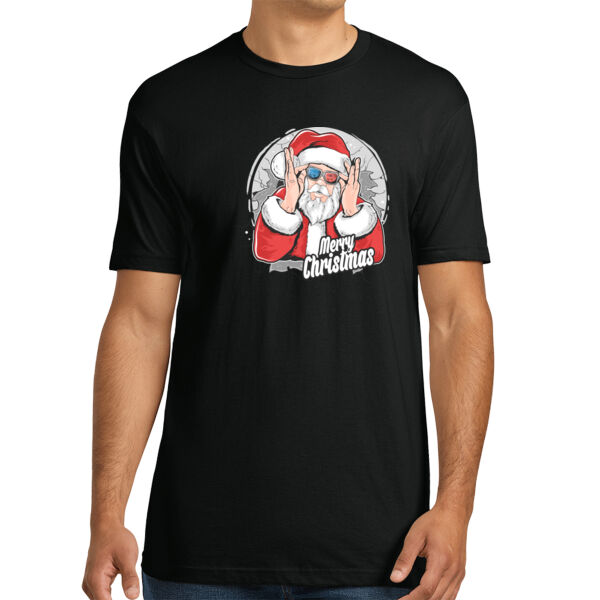 Merry Christmas 4 - Unisex Premium Cotton T-Shirt Thumbnail