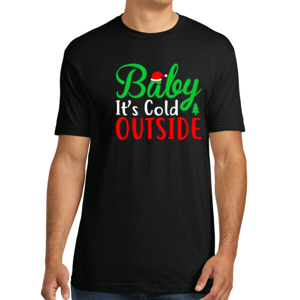 Baby It's Cold Outside - Unisex Premium Cotton T-Shirt Thumbnail