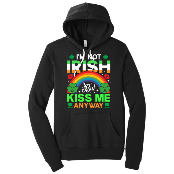 I'm Not Irish But Kiss Me - Unisex Premium Fleece Hooded Sweatshirt Thumbnail