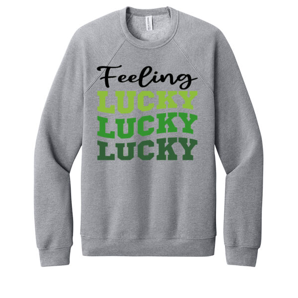 Feeling Lucky - Unisex Premium Fleece Crew Sweatshirt Thumbnail